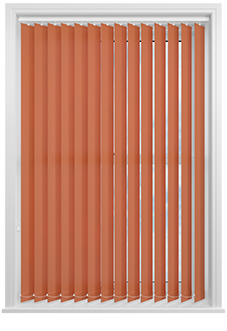 Roma, Orange Tiger - Vertical Blind